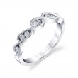 Unique Spiral Wedding Band - Amanda
