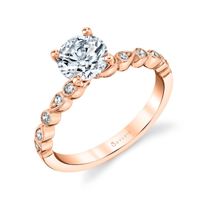 Unique Stackable Engagement Ring - Vida