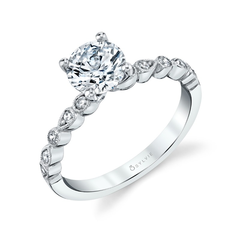 Unique Stackable Engagement Ring - Vida
