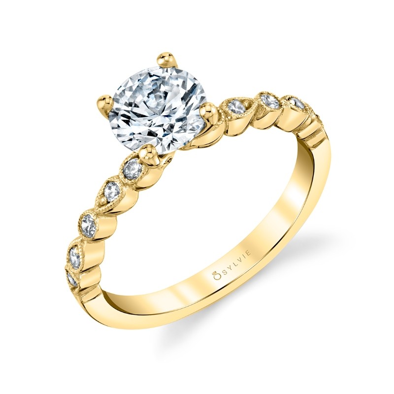 Unique Stackable Engagement Ring - Vida