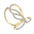 Unique Yellow Gold Diamond Ring
