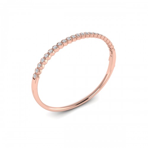 Diamond Honeycomb Bangle