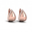 Diamond Trinity Huggie Pendant