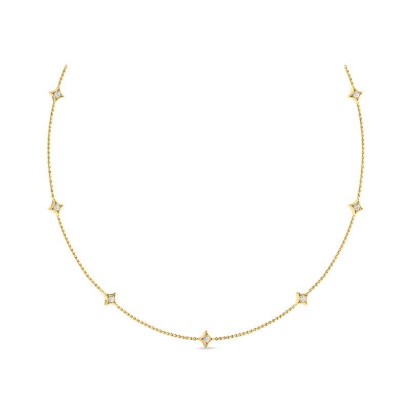 Multi Diamond Vlora Star Necklace
