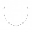 Diamond Cluster Multi Vlora Star Pendant Necklace