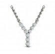 Diamond Alphabet Pendant Necklace, Y