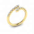 Diamond Open Wrap Ring