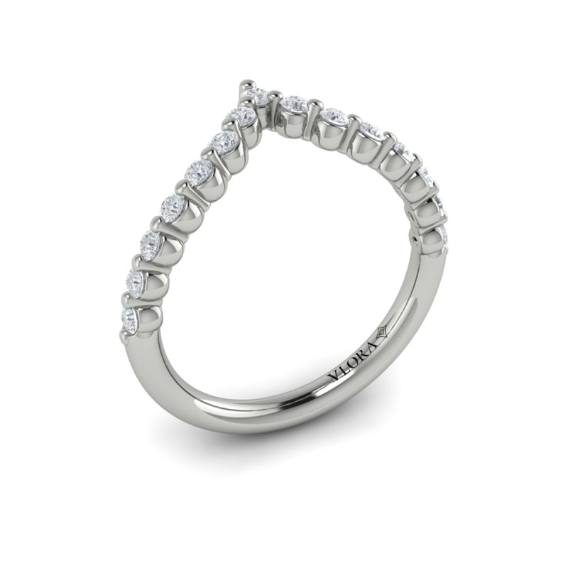 Diamond Chevron Ring