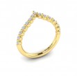 Diamond Chevron Ring