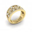 Diamond Open Vlora Star Ring