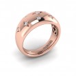 Diamond Vlora Star Dome Ring