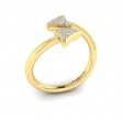 Diamond Trinity Wrap Ring
