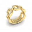 Diamond Link Ring