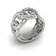 Diamond Interlaced Ring