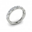 Diamond Baguette Two Row Ring