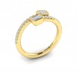 Diamond Baguette Wrap Ring