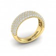Diamond Multi-Row Statement Ring