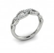 Diamond Double Open Tear Drop Link Bracelet