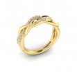 Alternating Diamond Twist Ring