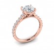 Classic Cathedral Engagement Ring