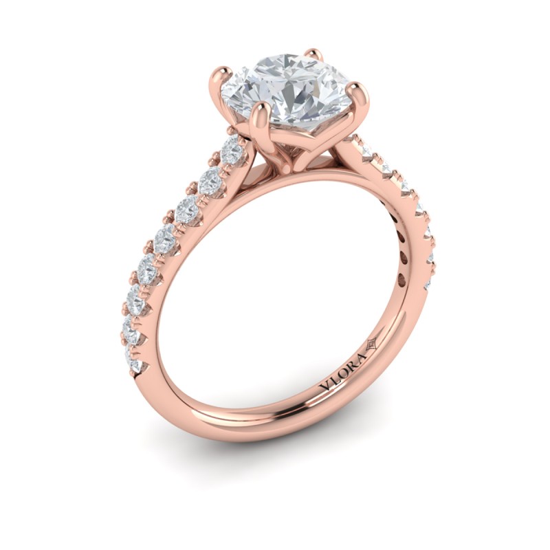 Classic Cathedral Engagement Ring