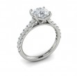 Classic Cathedral Engagement Ring