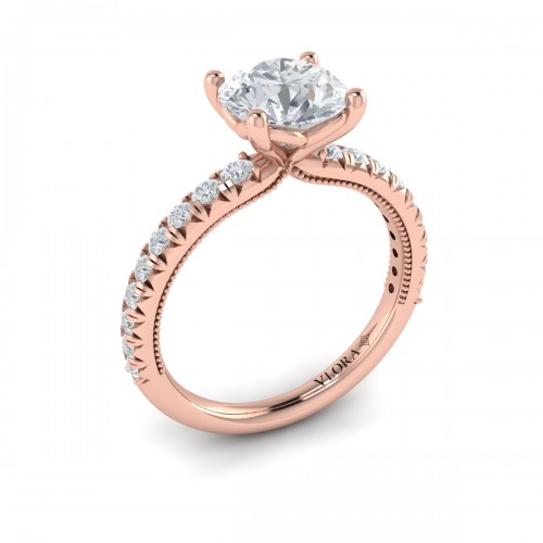 Vlora Classic, Modern Vintage Engagement Ring