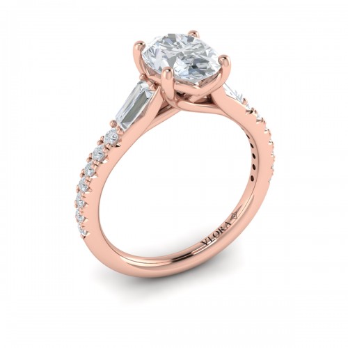 Vlora Classic, Three Stone Engagement Ring