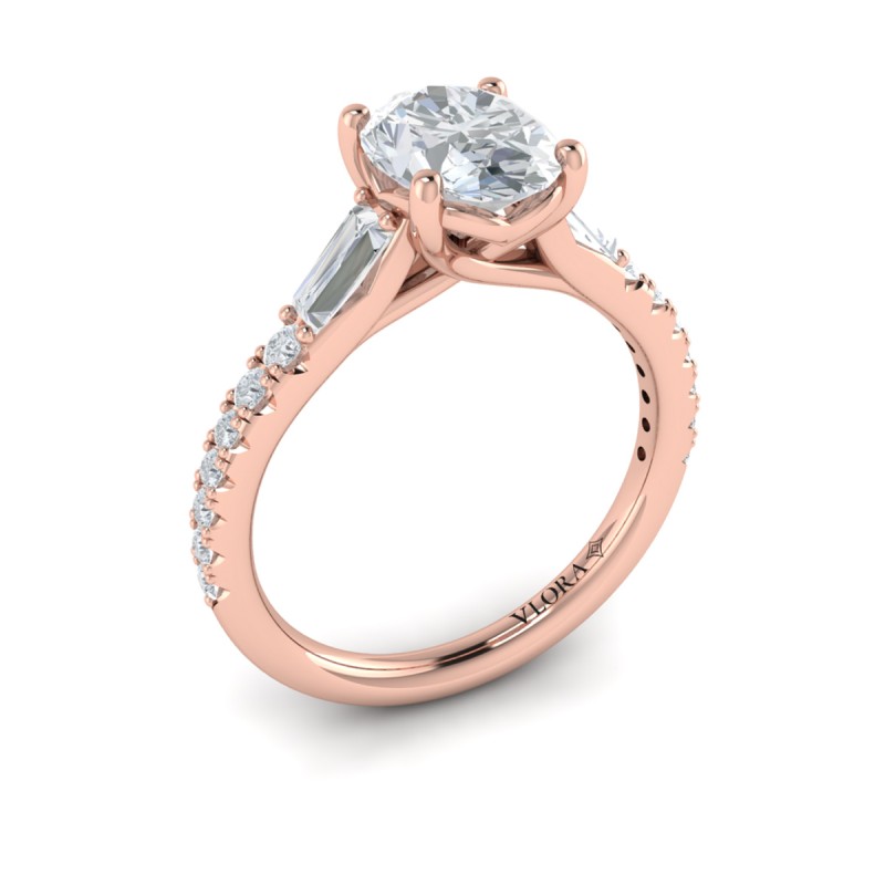 Vlora Classic, Three Stone Engagement Ring
