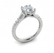 Luminous Oval Engagement Ring