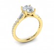Luminous Oval Engagement Ring