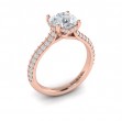 Harmony Hidden Halo Engagement Ring
