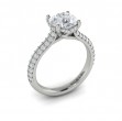 Harmony Hidden Halo Engagement Ring