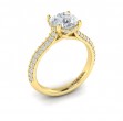 Harmony Hidden Halo Engagement Ring