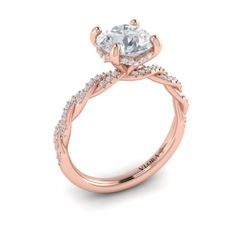 Entwined Engagement Ring