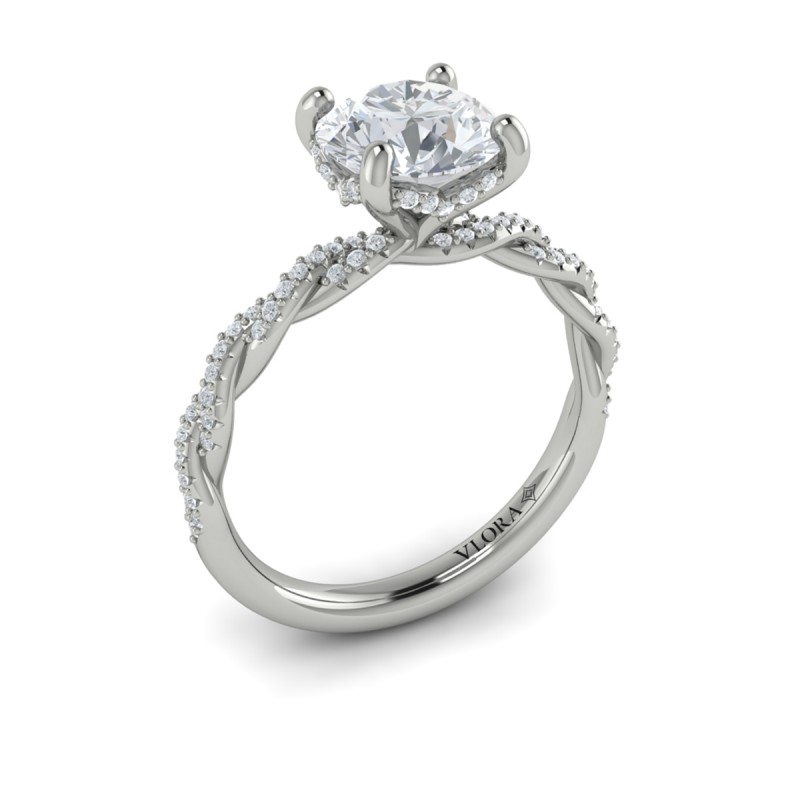 Entwined Engagement Ring