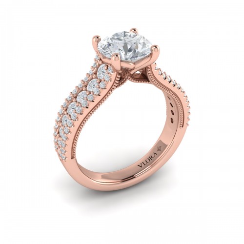 Vlora Classic, Modern Vintage Engagement Ring