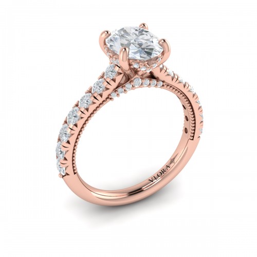 Vlora Classic, Modern Vintage Engagement Ring