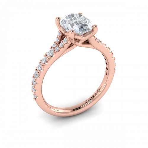 Vlora Classic, Split Shank Engagement Ring