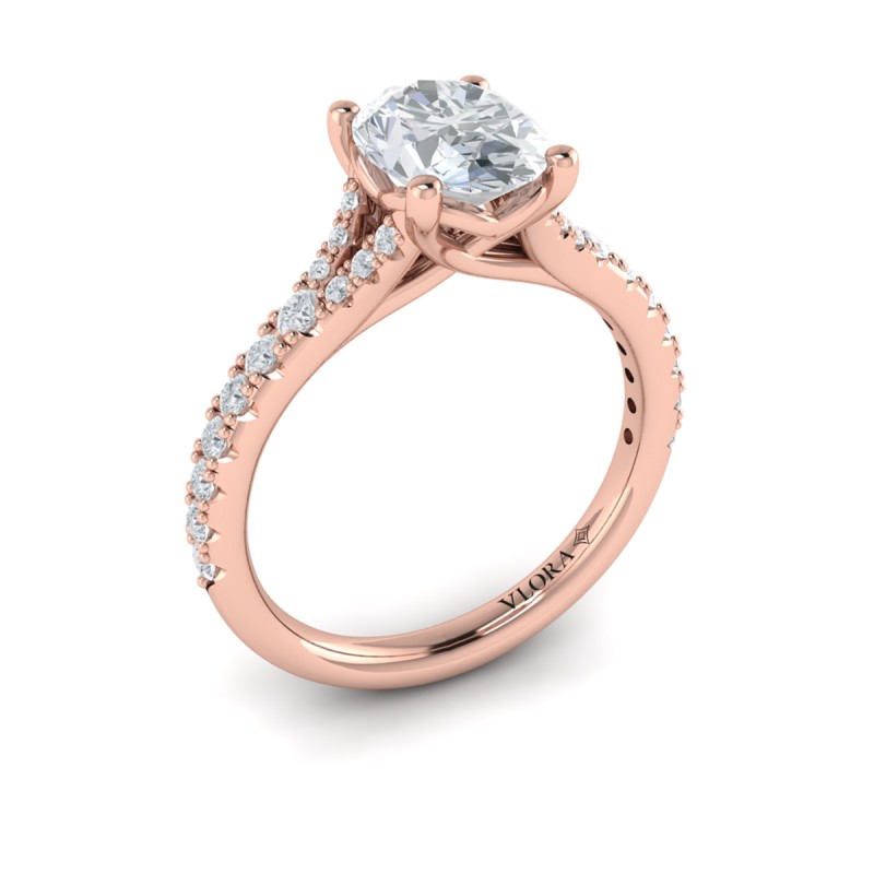 Vlora Classic, Split Shank Engagement Ring