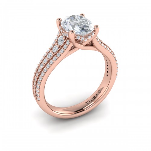 Vlora Classic, Modern Vintage Engagement Ring