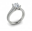 Elegant Oval Modern Vintage Engagement Ring