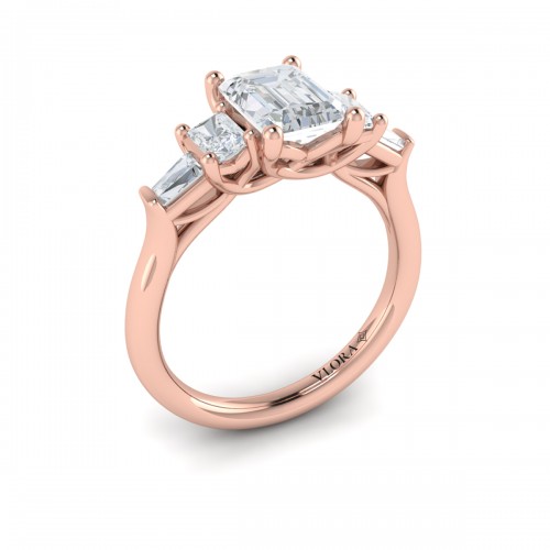 Vlora Classic, Three Stone Engagement Ring