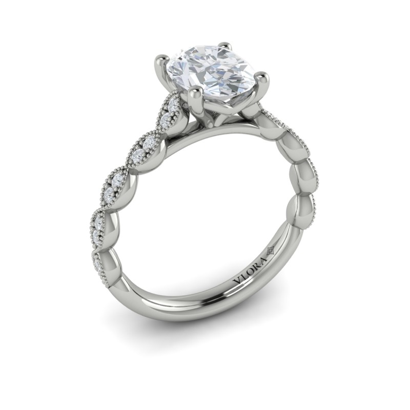 Unity Oval Engagement Ring