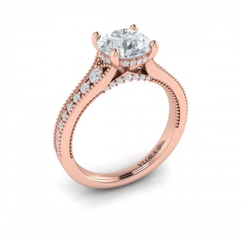 Vlora Classic, Modern Vintage Engagement Ring