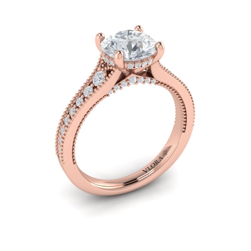 Vlora Classic, Modern Vintage Engagement Ring