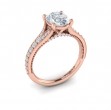 Vlora Classic, Modern Vintage, Split Shank Engagement Ring