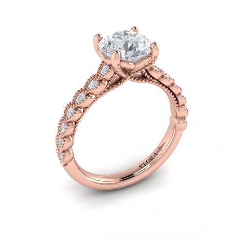 Vlora Classic, Modern Vintage Engagement Ring