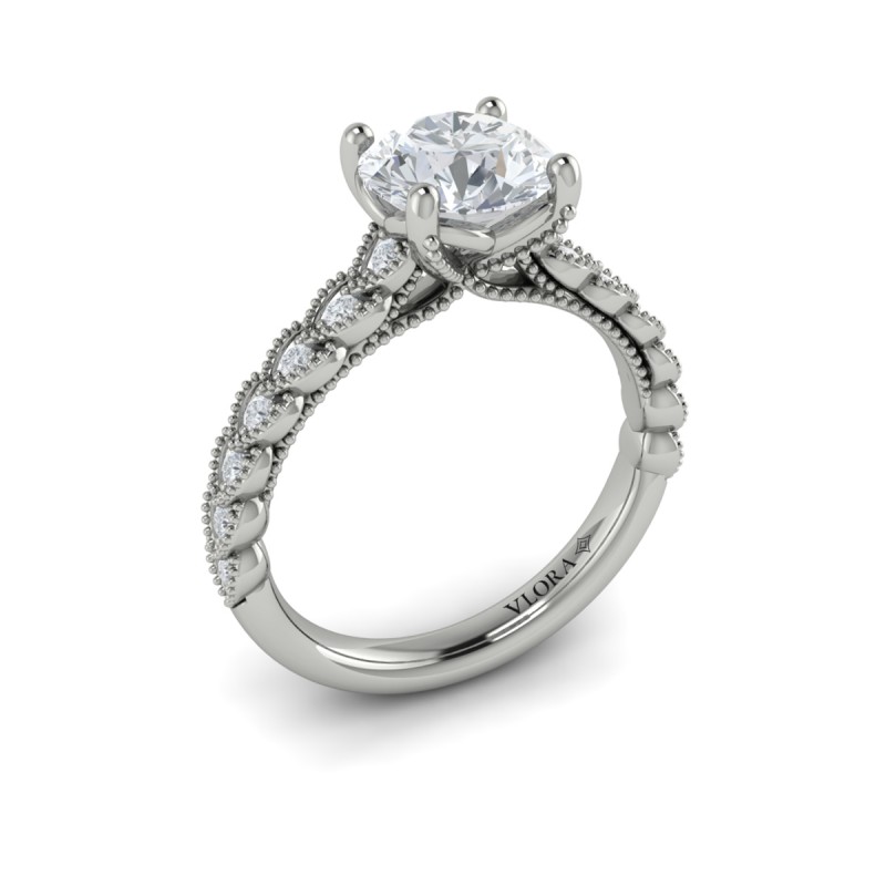 Modern Vintage Engagement Ring