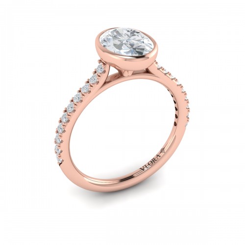 Vlora Classic, Bezel Engagement Ring
